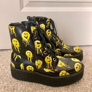 T.U.K. Happy Trip Limited Edition Combat Boots